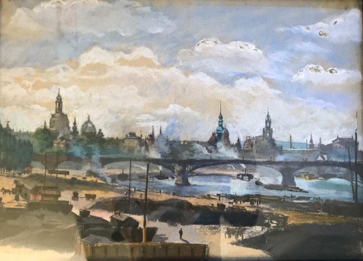 Ferienwohnung Natur Und Kunst Dresda Esterno foto